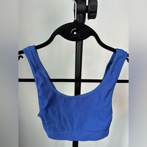 Sunday Best Women’s Size XS Vibrant Blue Ribbed Tank Top